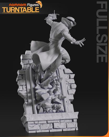 Cazador de Dragones de Frostland | Figura de resina Kit de garaje Fan Art | Nomnom Figures