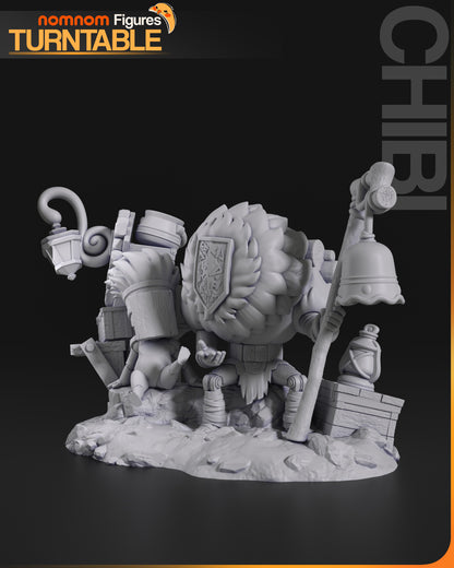 Chibi Expedition Companions | Resin Garage Kit Figure Anime Fan Art | Nomnom Figures