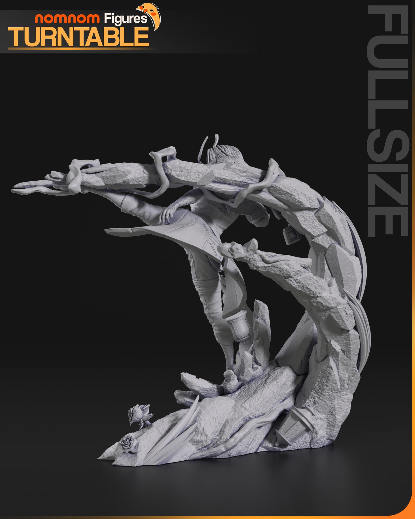 Steadfast Grace | Resin Garage Kit Figure Game Fan Art | Nomnom Figures