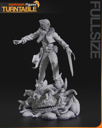 Brooding Combatant | Resin Garage Kit Figure Fan Art | Nomnom Figures