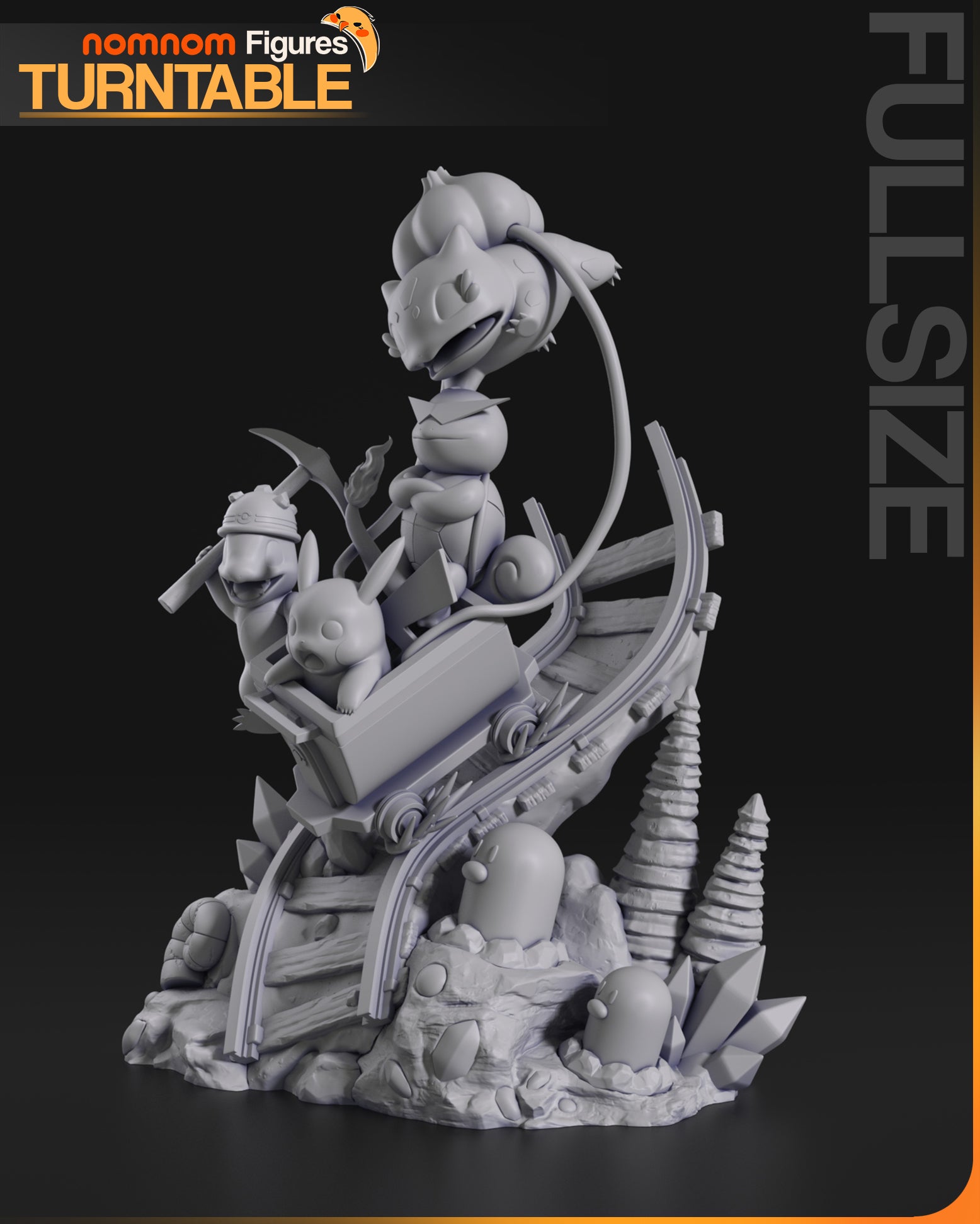 Starter Squad | Resin Garage Kit Figure Fan Art | Nomnom Figures