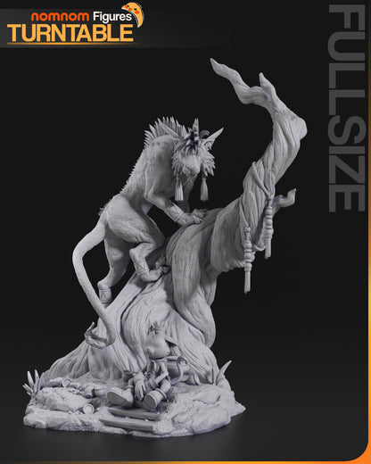 Cazador de Dragones de Frostland | Figura de resina Kit de garaje Fan Art | Nomnom Figures