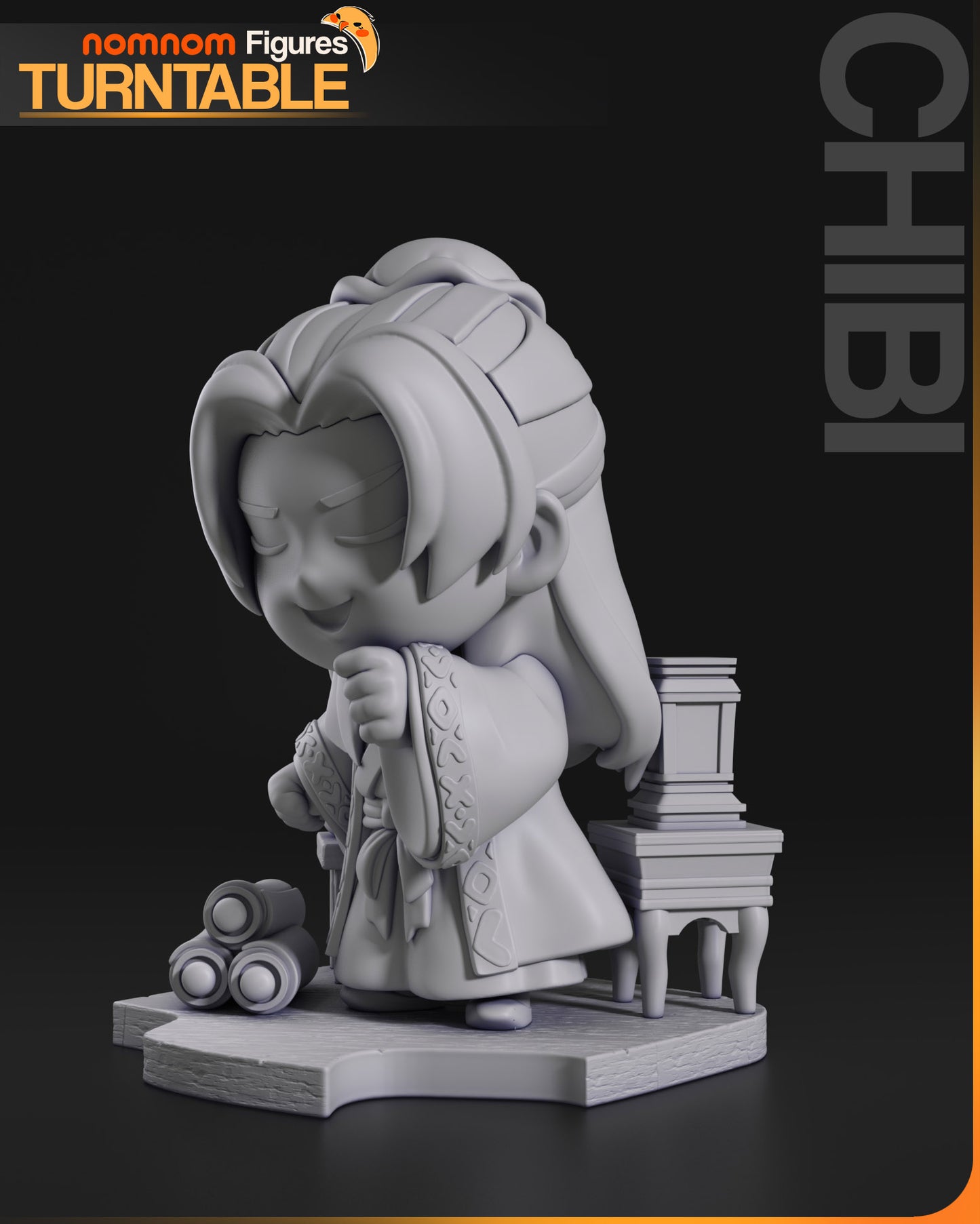 Chibi Charming Palace Official | Resin Garage Kit Figure Anime Fan Art | Nomnom Figures