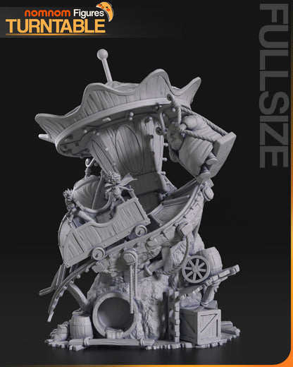 Nightmare Carnival Ride | Resin Garage Kit Figure Fan Art | Nomnom Figures