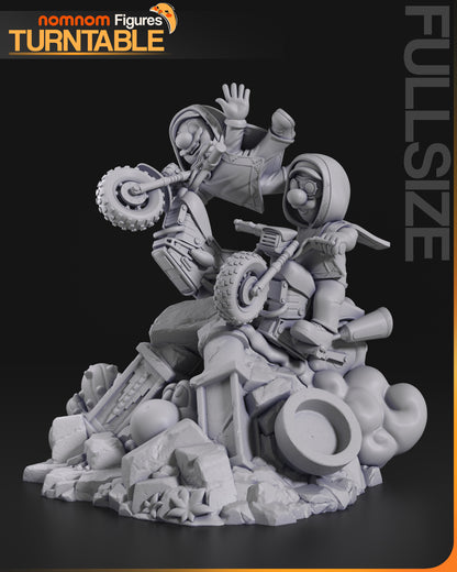 Playful Adventure Brothers | Resin Garage Kit Figure Fan Art | Nomnom Figures