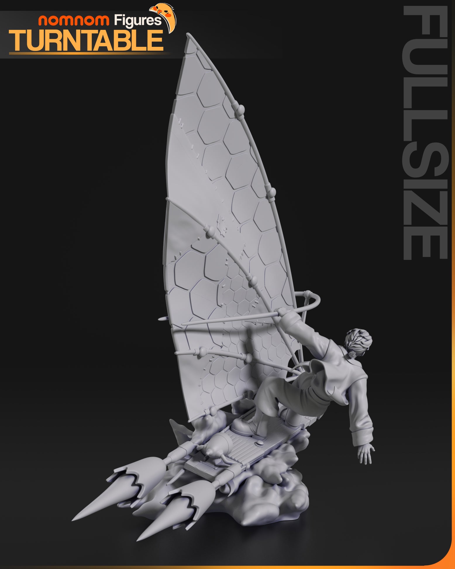 Solar Drifter | Resin Garage Kit Figure Movie Fan Art | Nomnom Figures