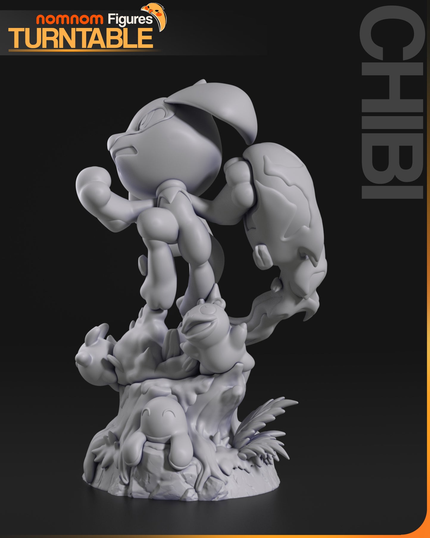 Chibi Sugar Stack Sweetie | Figura de resina Garage Kit Anime Fan Art | Nomnom Figures