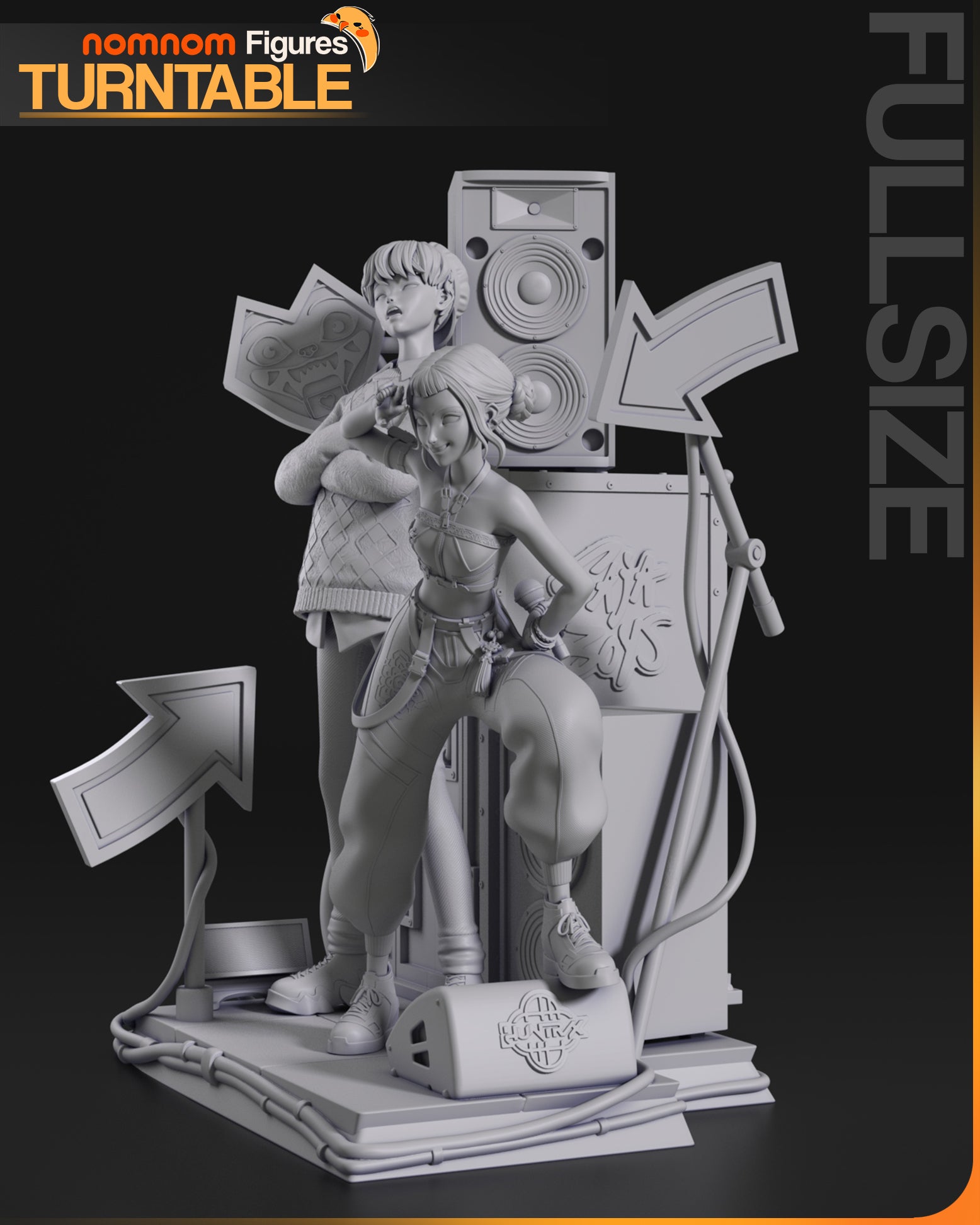 Opposing Flows | Resin Garage Kit Figure Fan Art | Nomnom Figures