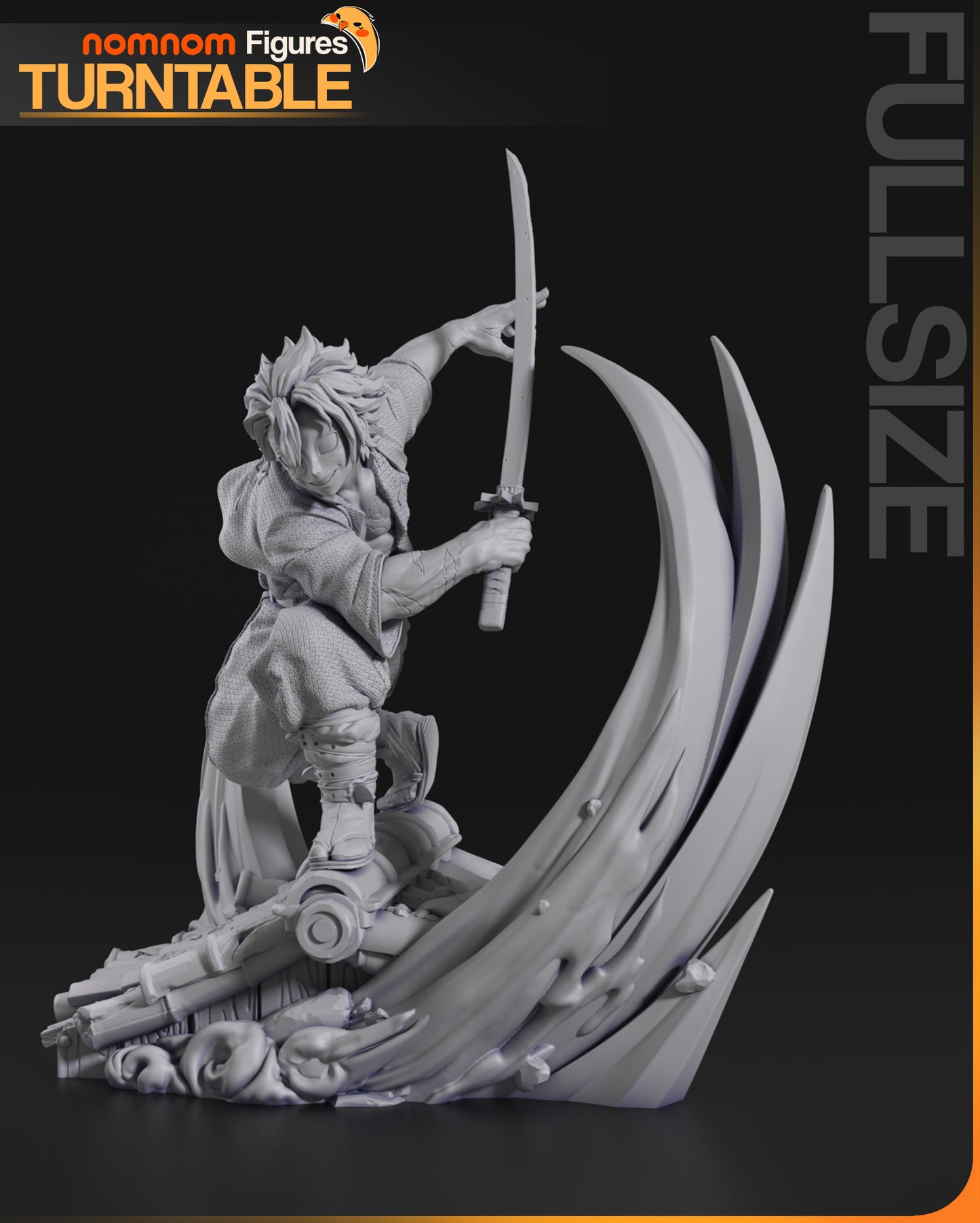 1:10 Howling Wind | Resin Garage Kit Figure Fan Art | Nomnom Figures