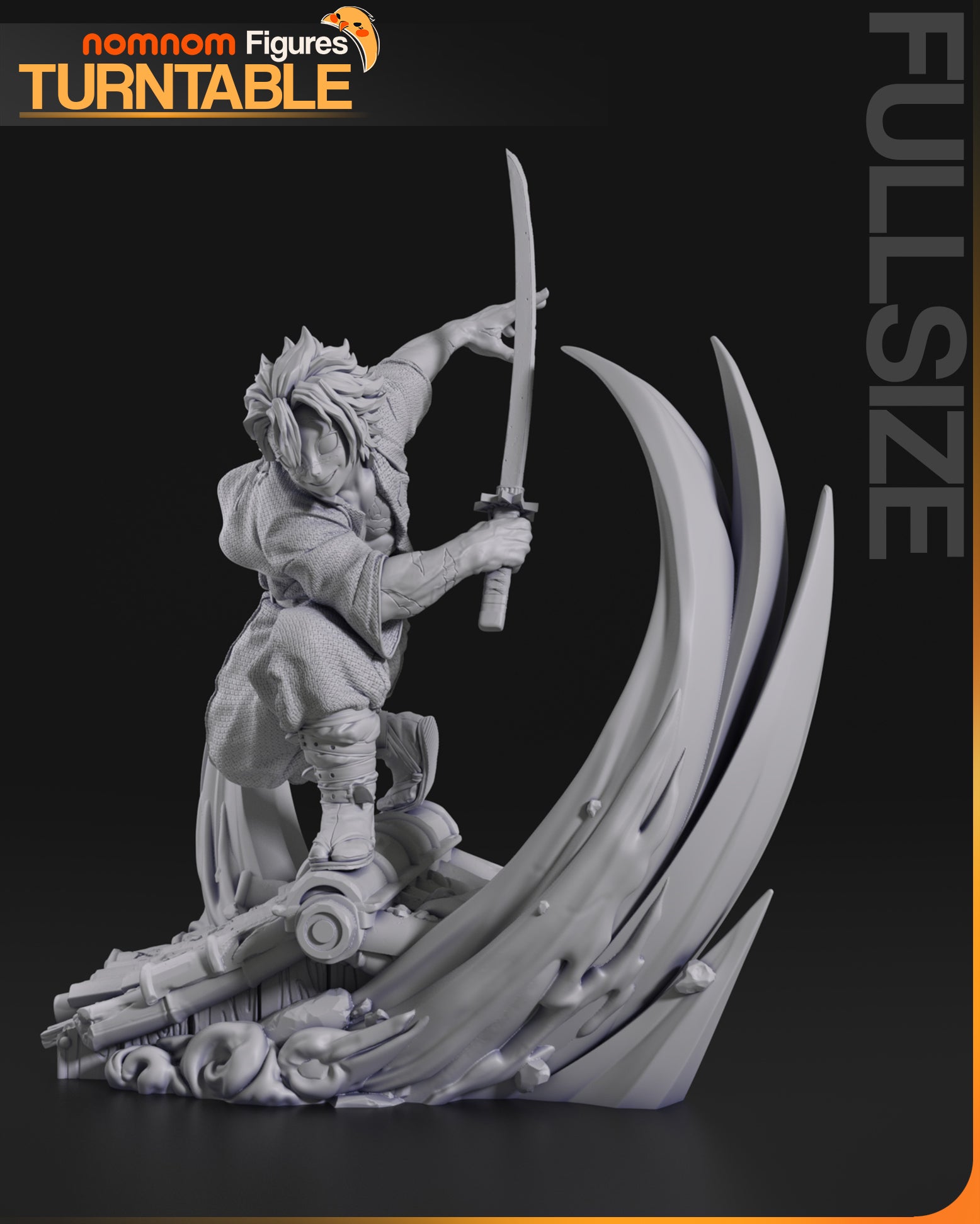 1:10 Howling Wind | Resin Garage Kit Figure Fan Art | Nomnom Figures