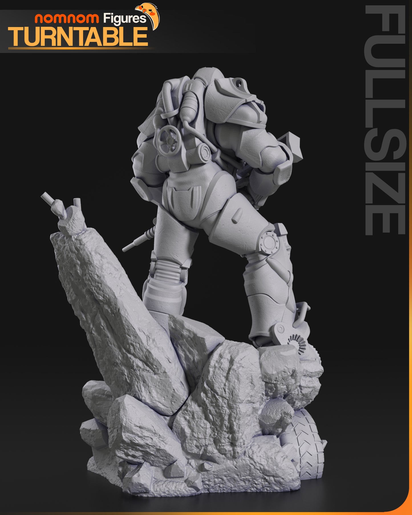 Wasteland Sentinel | Resin Garage Kit Figure Game Fan Art | Nomnom Figures