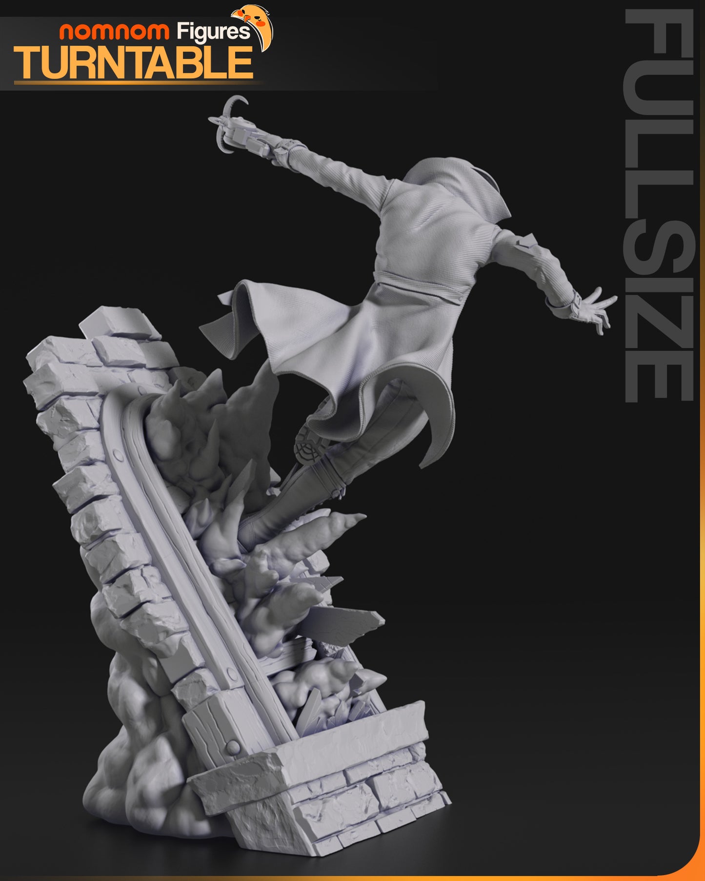 Cazador de Dragones de Frostland | Figura de resina Kit de garaje Fan Art | Nomnom Figures