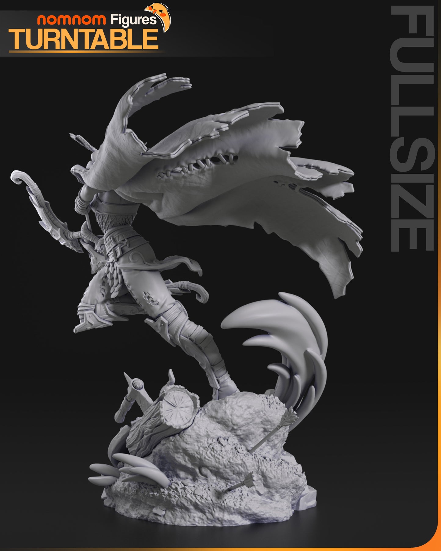 1:10 Emerald Sentinel | Resin Garage Kit Figure Fan Art | Nomnom Figures