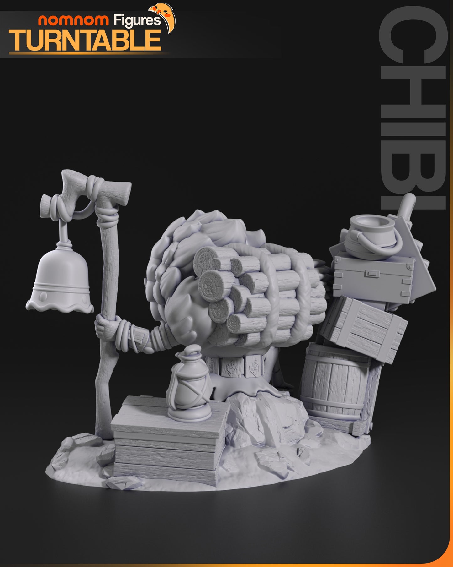 Chibi Expedition Companions | Resin Garage Kit Figure Anime Fan Art | Nomnom Figures