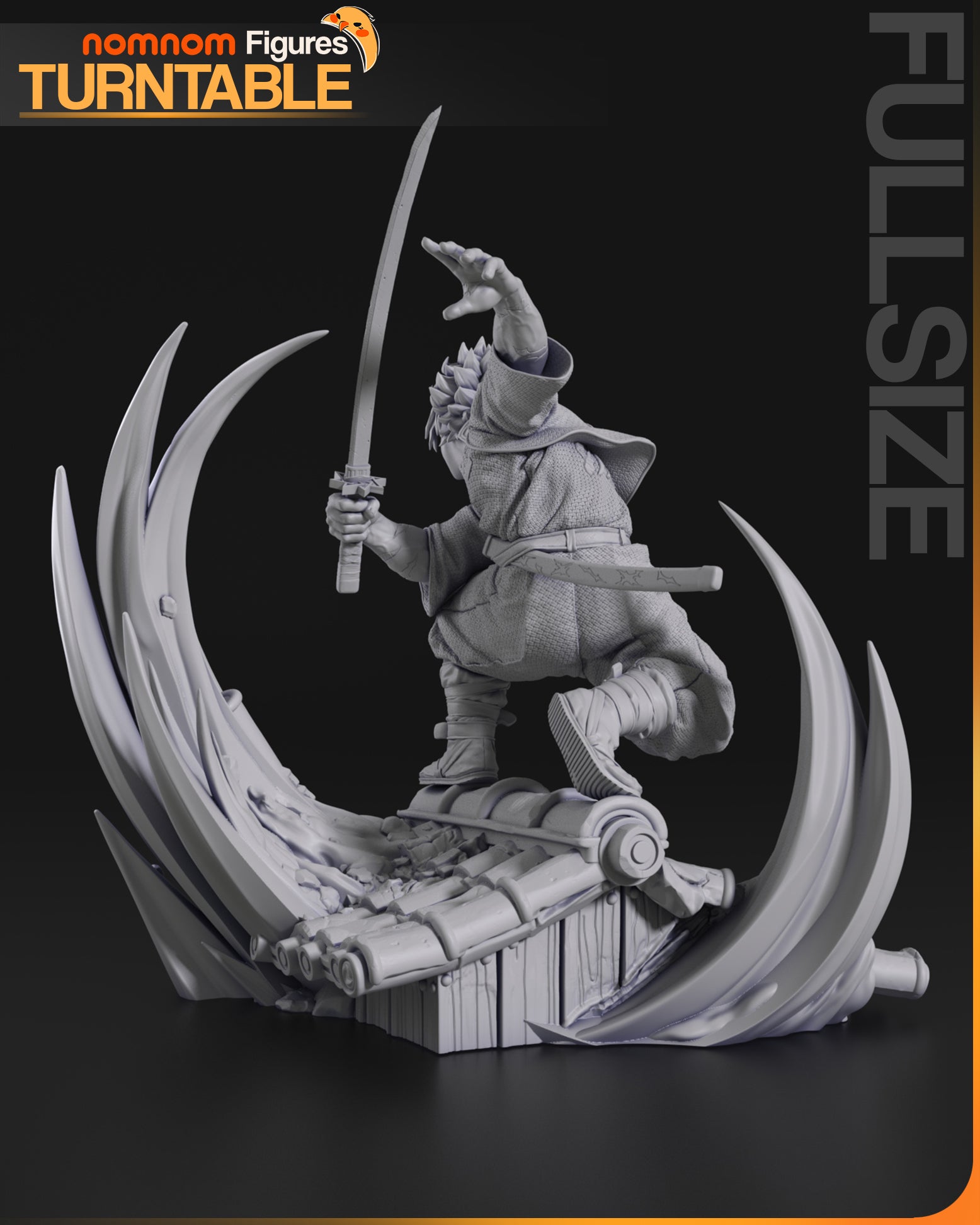1:10 Howling Wind | Resin Garage Kit Figure Fan Art | Nomnom Figures