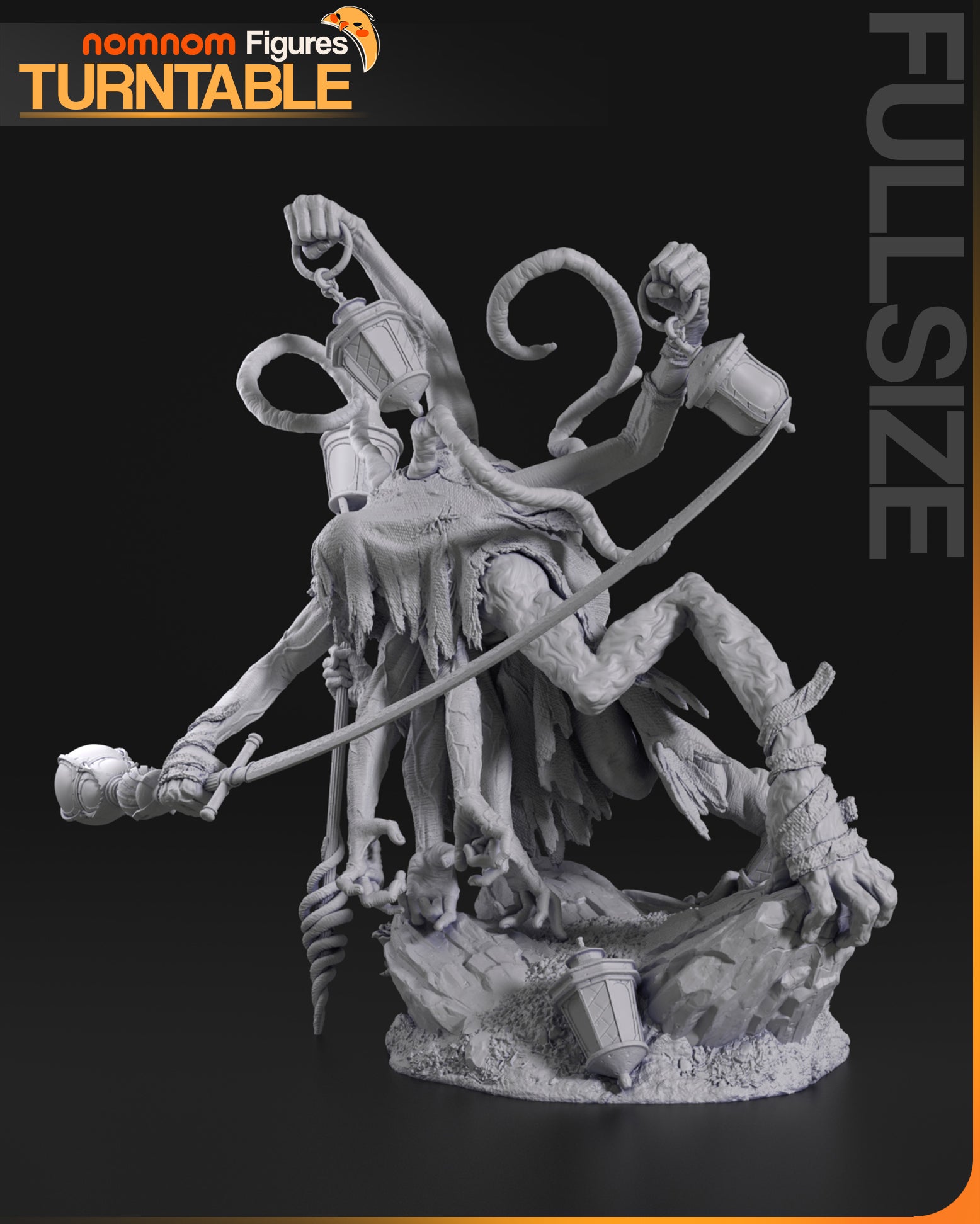 1:10 Master of Lamps | Resin Garage Kit Figure Fan Art | Nomnom Figures