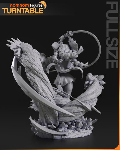 Whip Blade Warrior | Resin Garage Kit Figure Fan Art | Nomnom Figures