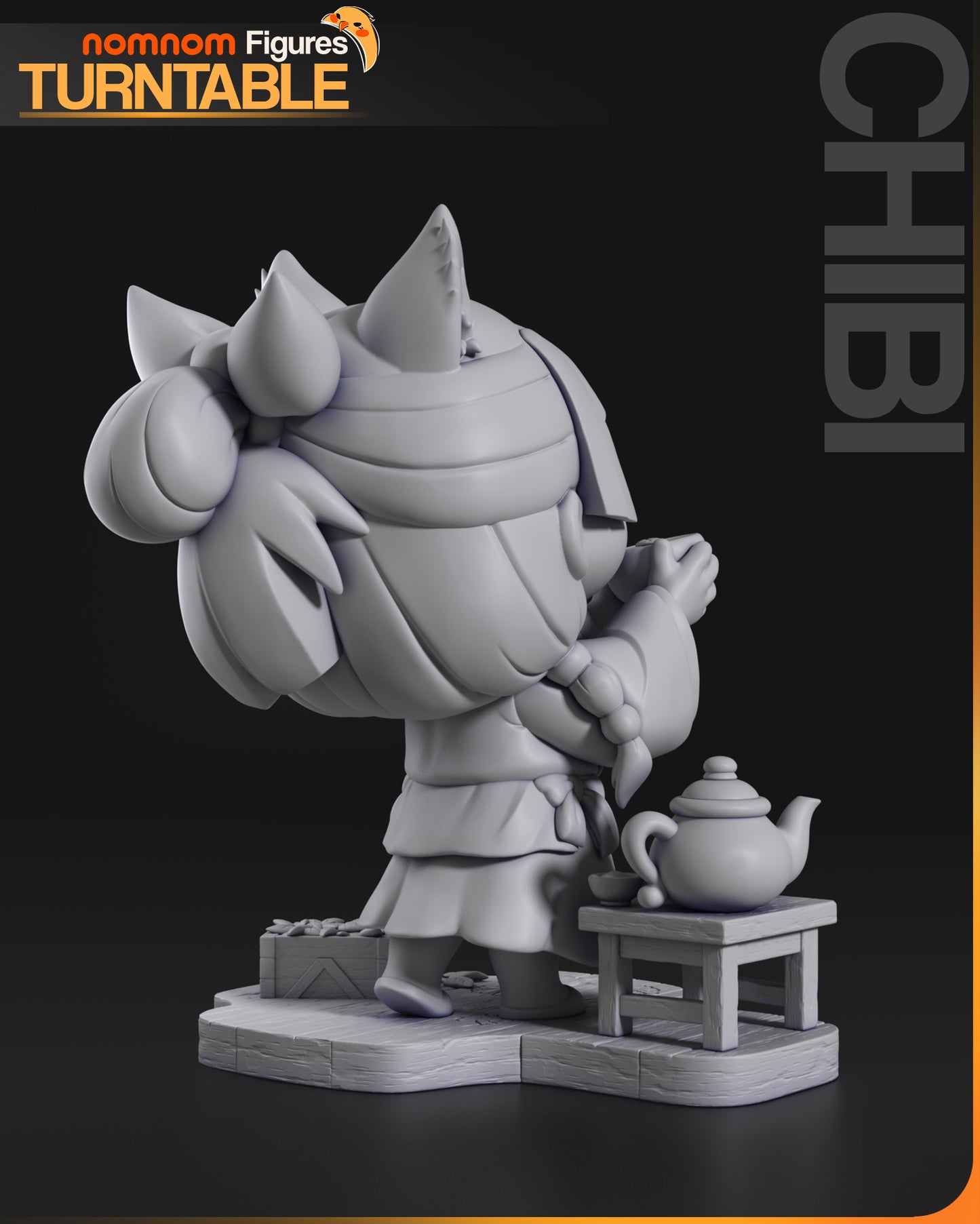 Chibi Apothecary | Resin Garage Kit Figure Anime Fan Art | Nomnom Figures