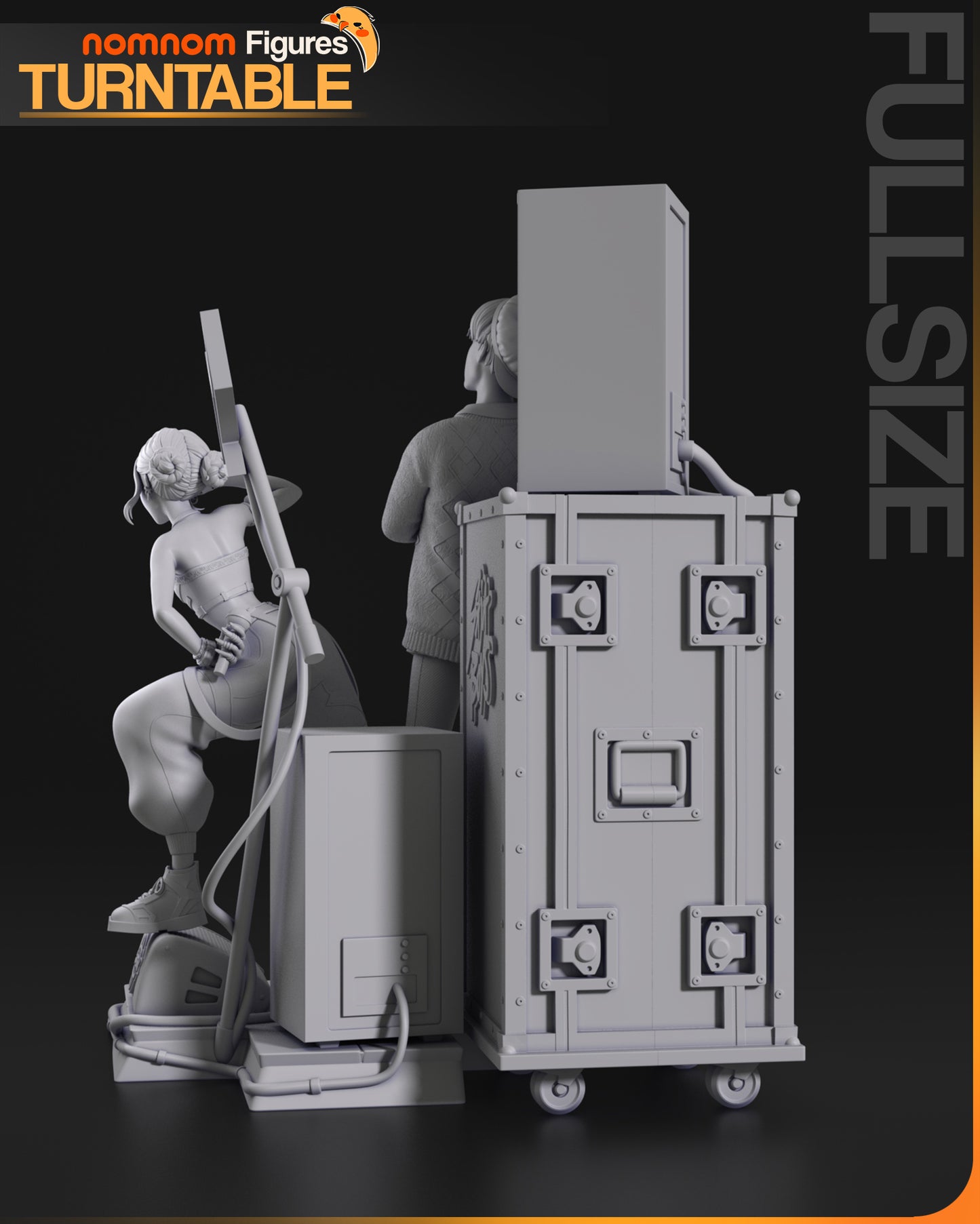 Opposing Flows | Resin Garage Kit Figure Fan Art | Nomnom Figures