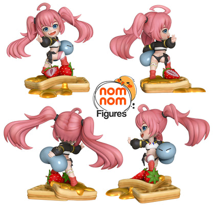 Chibi Cheeky Sweetheart | Resin Garage Kit Figure Anime Fan Art | Nomnom Figures