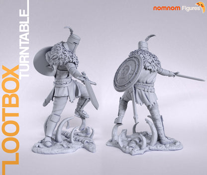 Knight of the Sun | Resin Garage Kit Figure Fan Art | Nomnom Figures