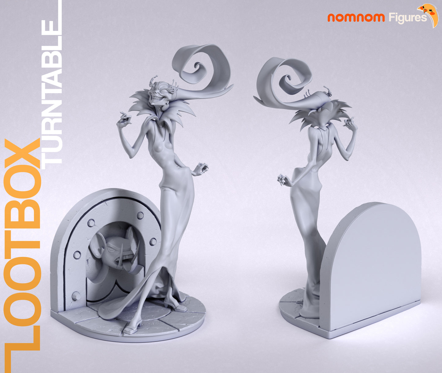 Court Advisor | Resin Garage Kit Figure Fan Art | Nomnom Figures