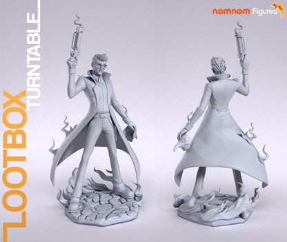 1:10 Gentleman Gunslinger | Resin Garage Kit Figure Fan Art | Nomnom Figures