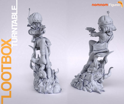 Future Engineer | Resin Garage Kit Figure Game Fan Art | Nomnom Figures