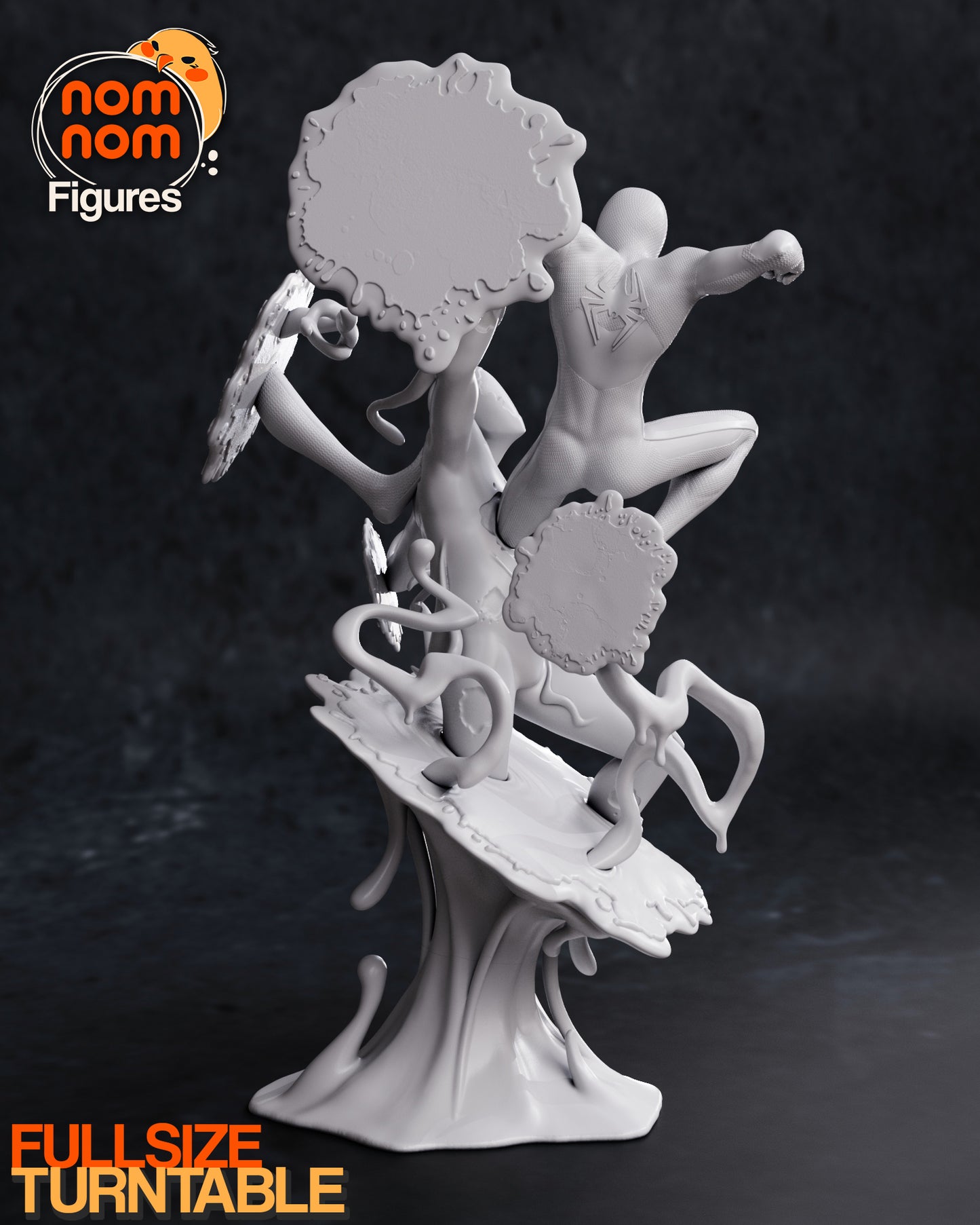 Spider's Villain of the Week | Resin Garage Kit Sculpture Anime Video Game Fan Art Statue | Nomnom Figures - Tattles Told 3D
