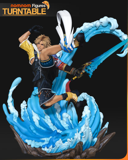 Resin garage kit figure of Waking Dreamer by Nomnom Figures, featuring detailed fan art design and Tattles Told 3D branding.