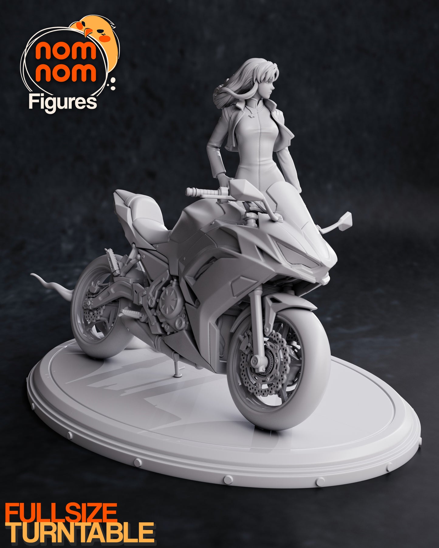 Operations Director | Resin Garage Kit Sculpture Anime Video Game Fan Art Statue | Nomnom Figures - Tattles Told 3D
