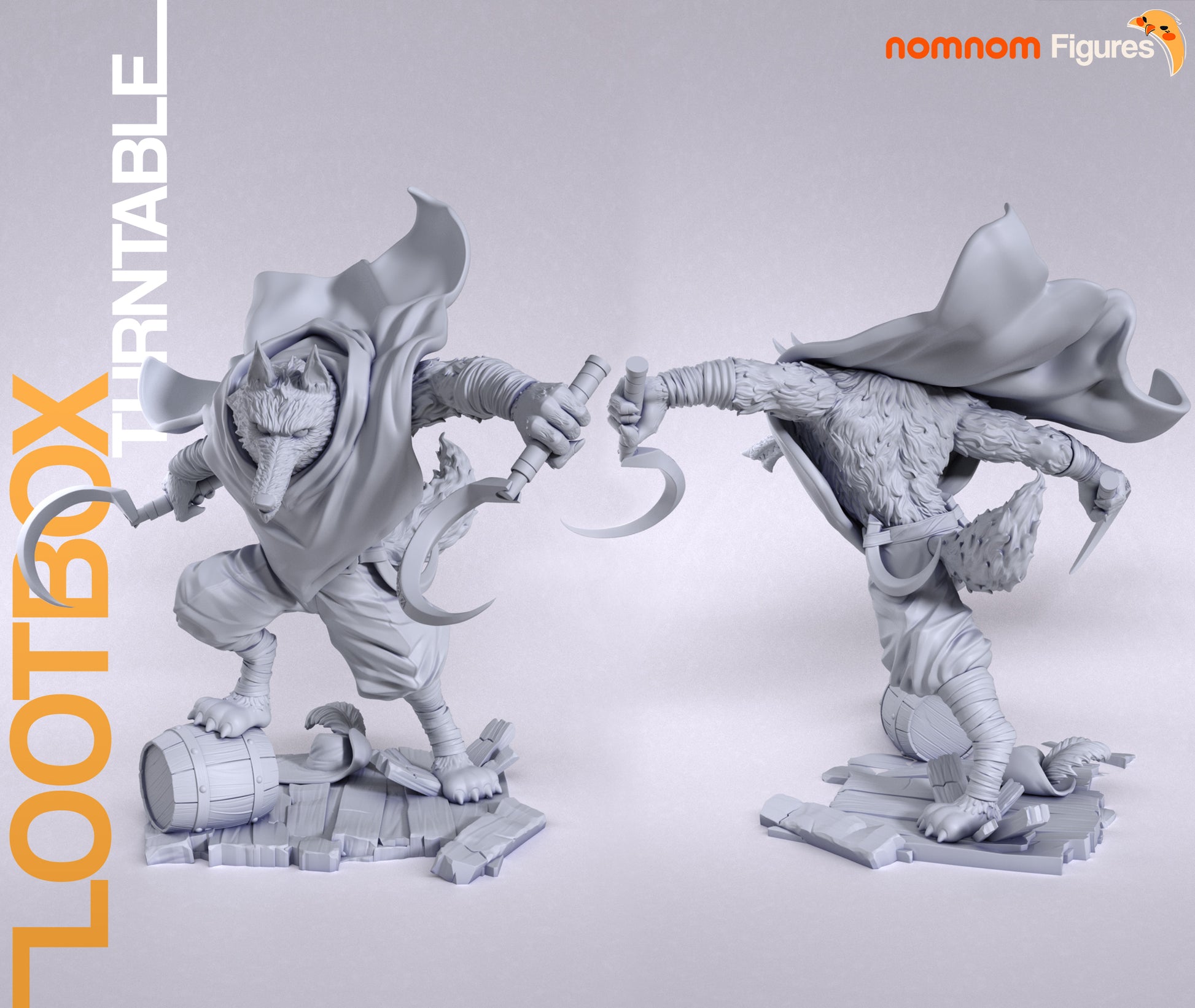 1:10 Red-Eyed Reaper | Resin Garage Kit Figure Game Fan Art | Nomnom Figures