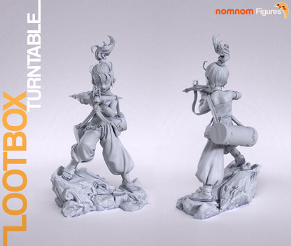 Defiant Rebel | Resin Garage Kit Figure Game Fan Art | Nomnom Figures