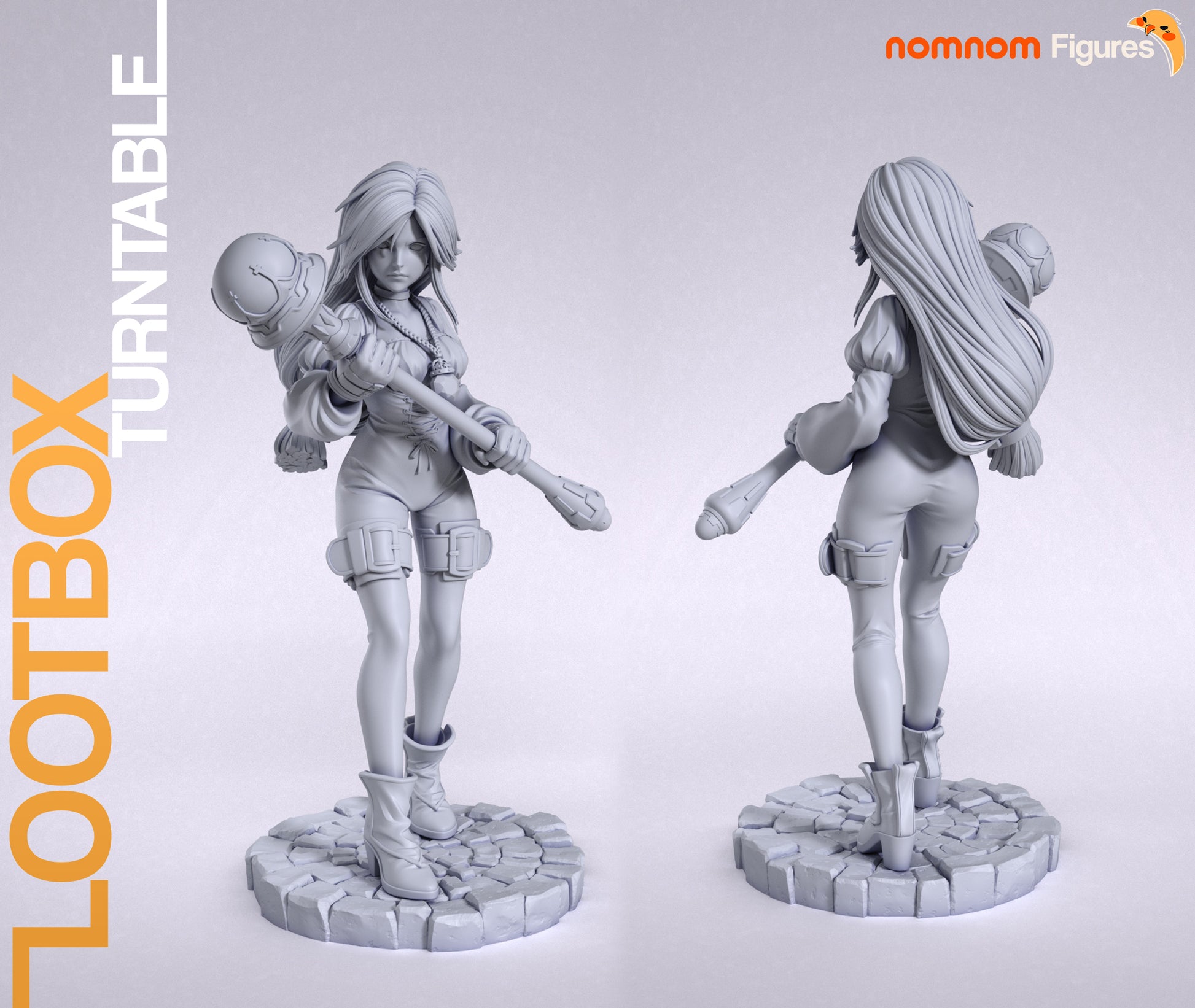 Heart of Alexandria | Resin Garage Kit Figure Game Fan Art | Nomnom Figures