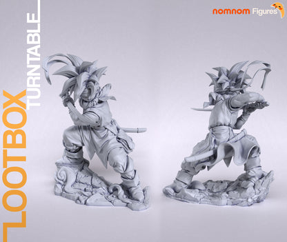 Red Wanderer | Resin Garage Kit Figure Anime Fan Art | Nomnom Figures