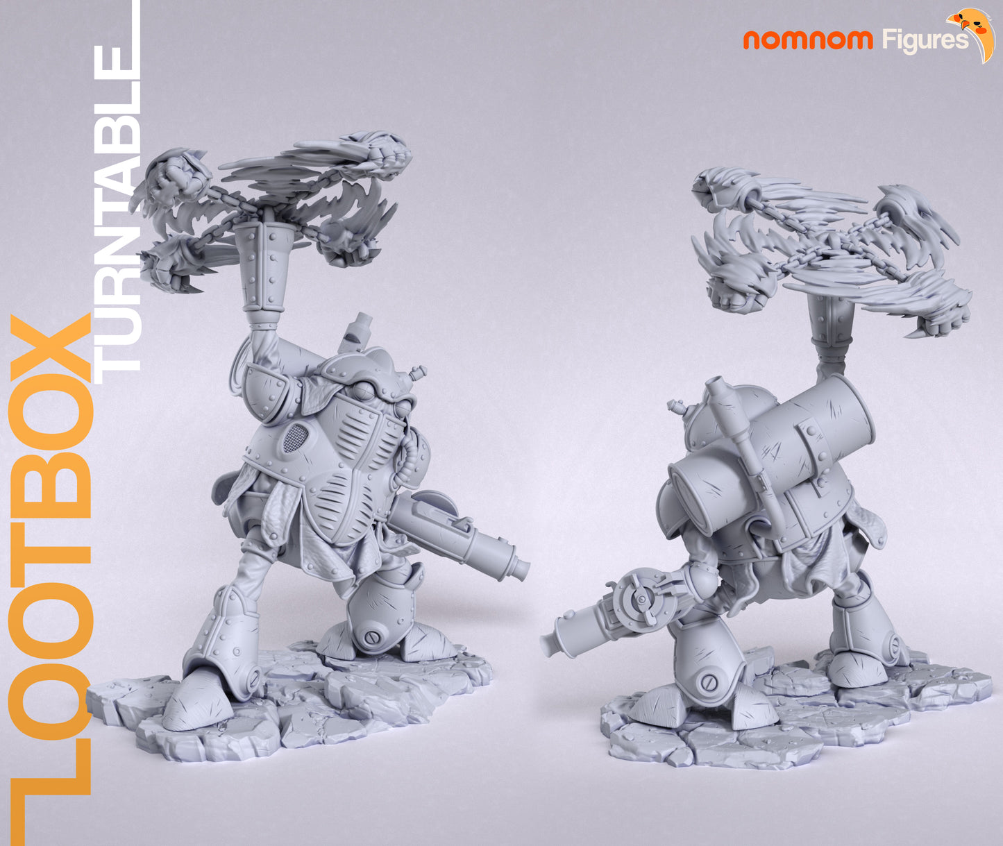 Iron Sentinel | Resin Garage Kit Figure Game Fan Art | Nomnom Figures