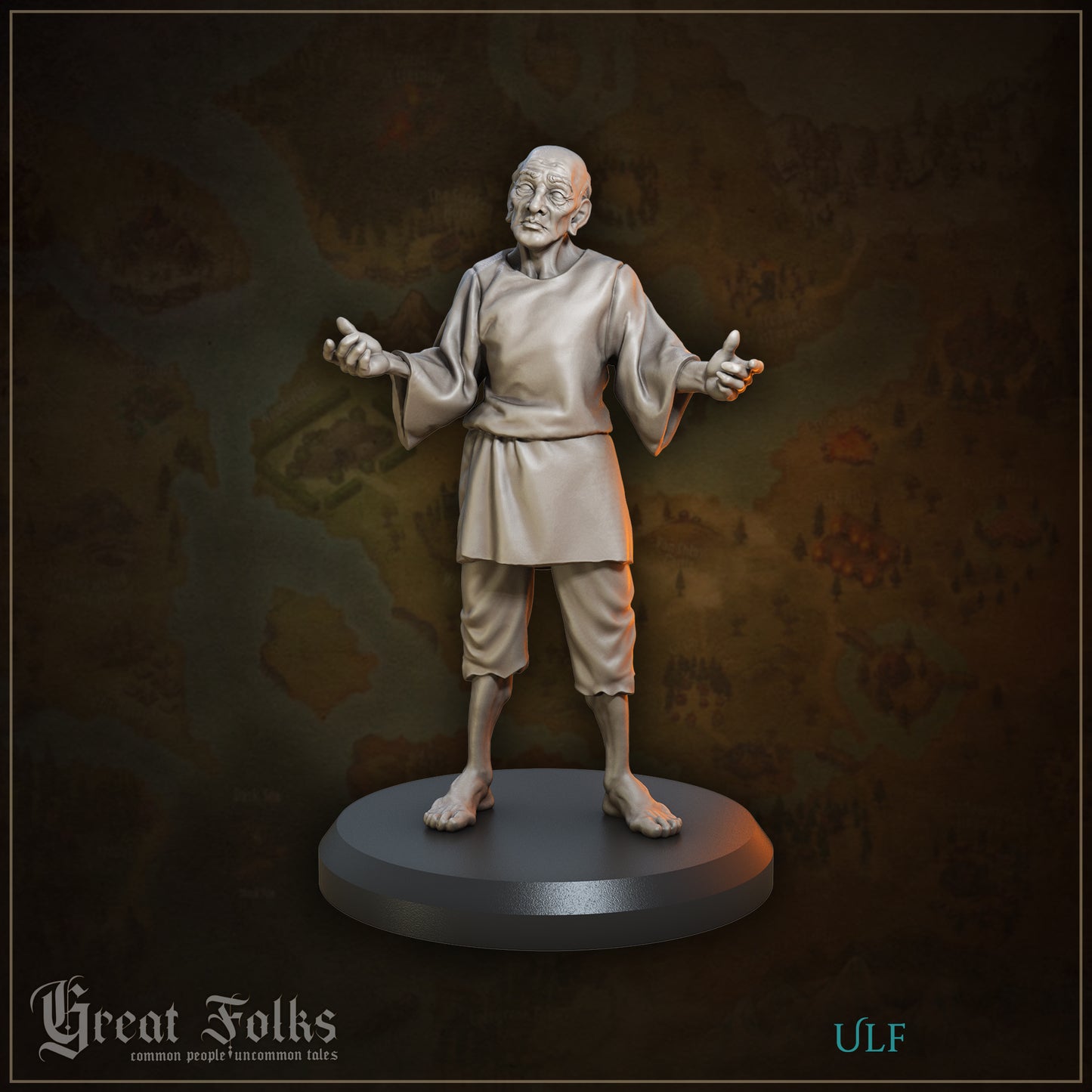 Great Folks Townsfolk, Part 2 | NPCs, Villagers, Children | Tabletop Gaming Miniatures Collection | Great Grimoire