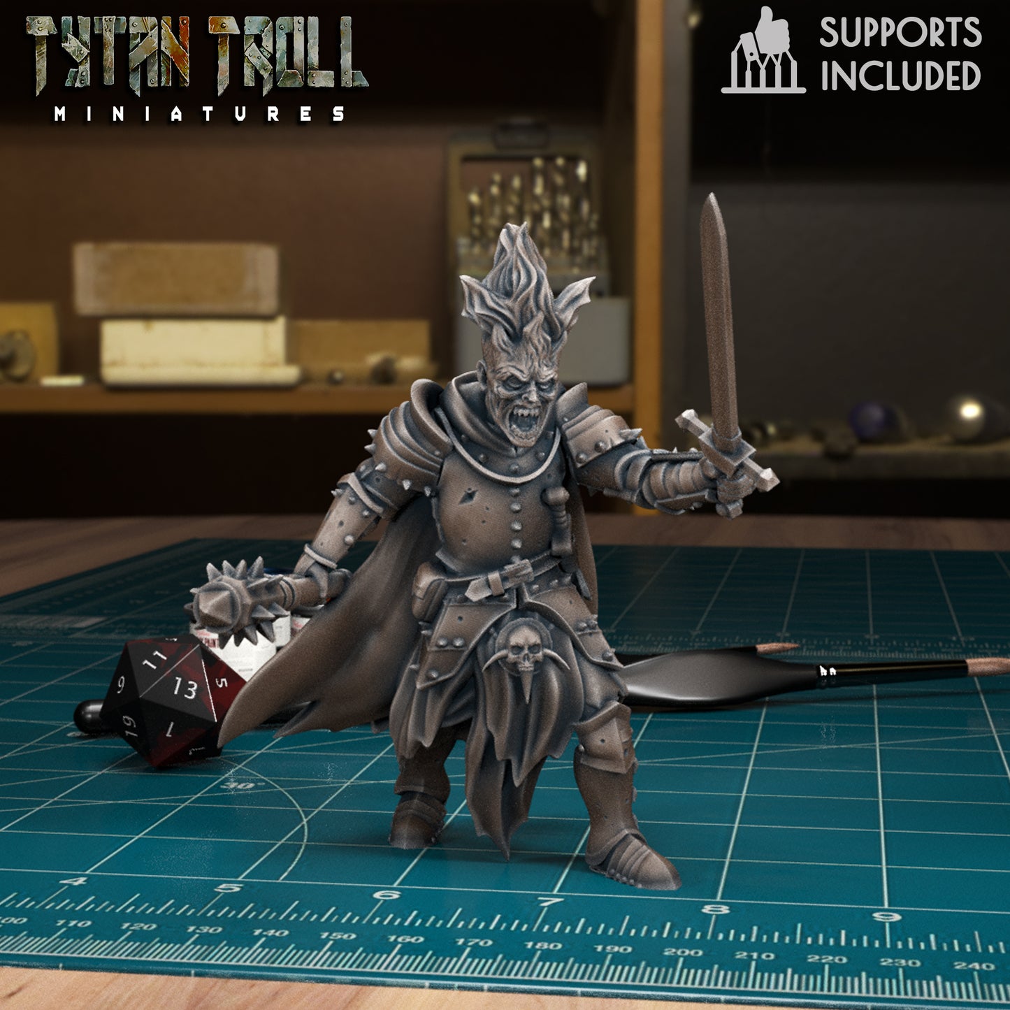 Undead Warriors. Zombies | D&D TTRPG Mini | TytanTroll Miniatures