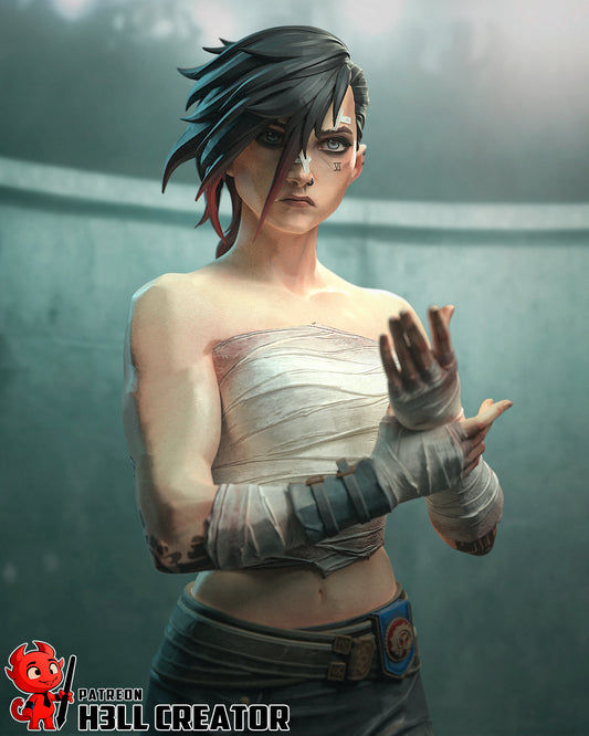 1:12 Arena Fighter | Resin Garage Kit Figure Game Fan Art | h3LL creator