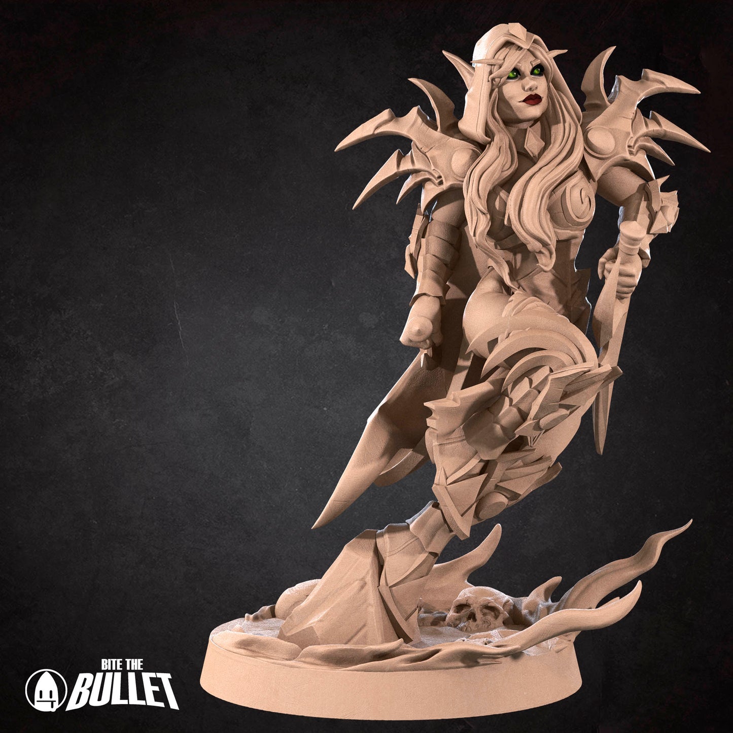 Realm of Bulletcraft, Blood Elf Rogue | D&D Pathfinder TTRPG Miniature | Bite the Bullet