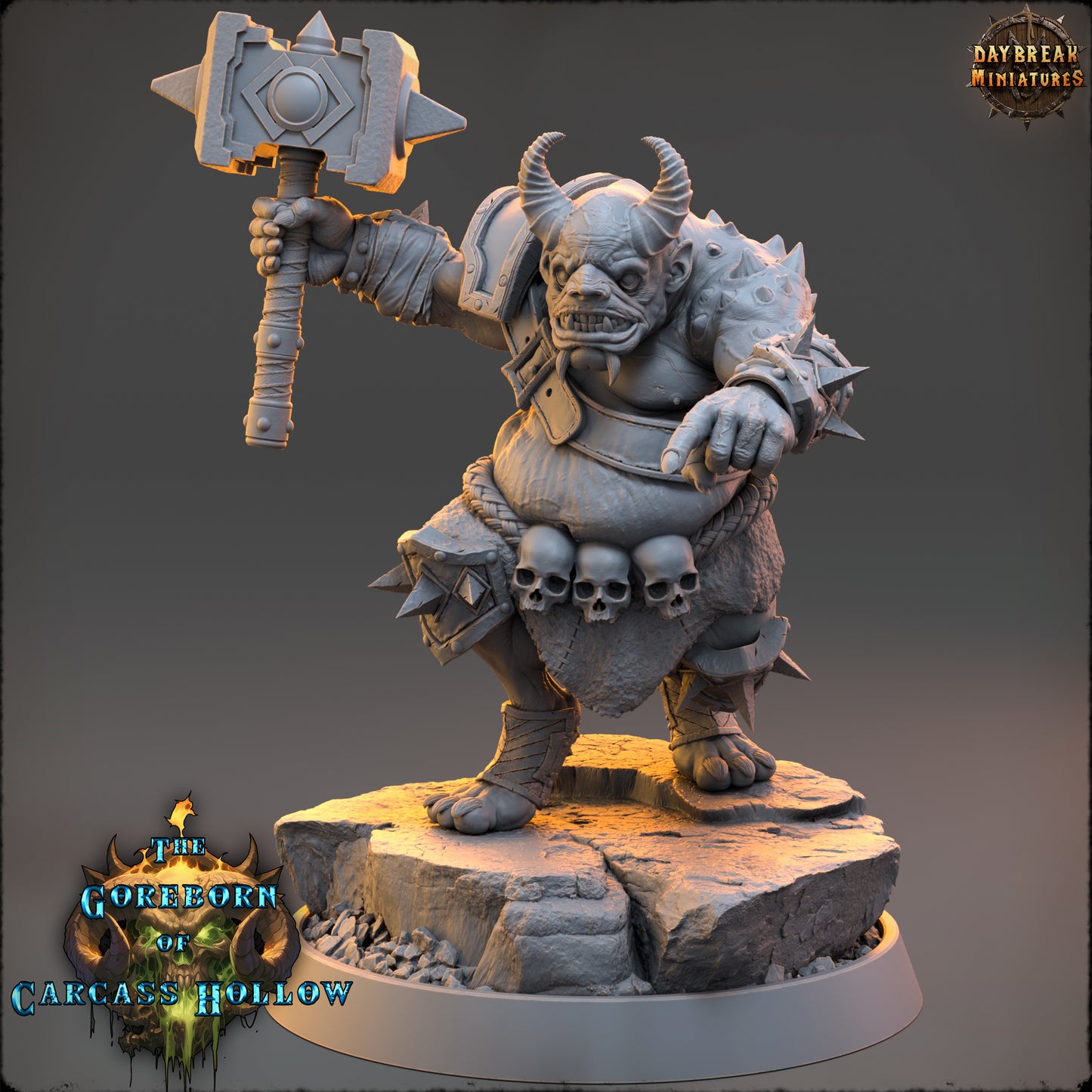 Demons - The Goreborn of Carcass Hollow | Tabletop or Display Scale | D&D Mini + Terrain | Daybreak Miniatures