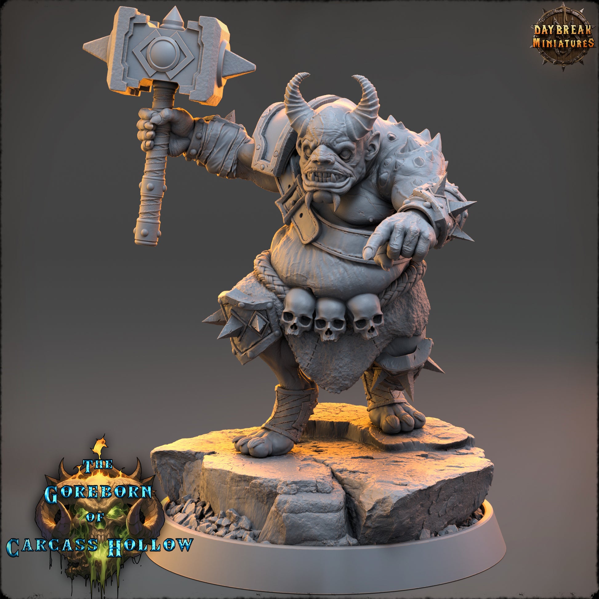 Demons - The Goreborn of Carcass Hollow | Tabletop or Display Scale | D&D Mini + Terrain | Daybreak Miniatures
