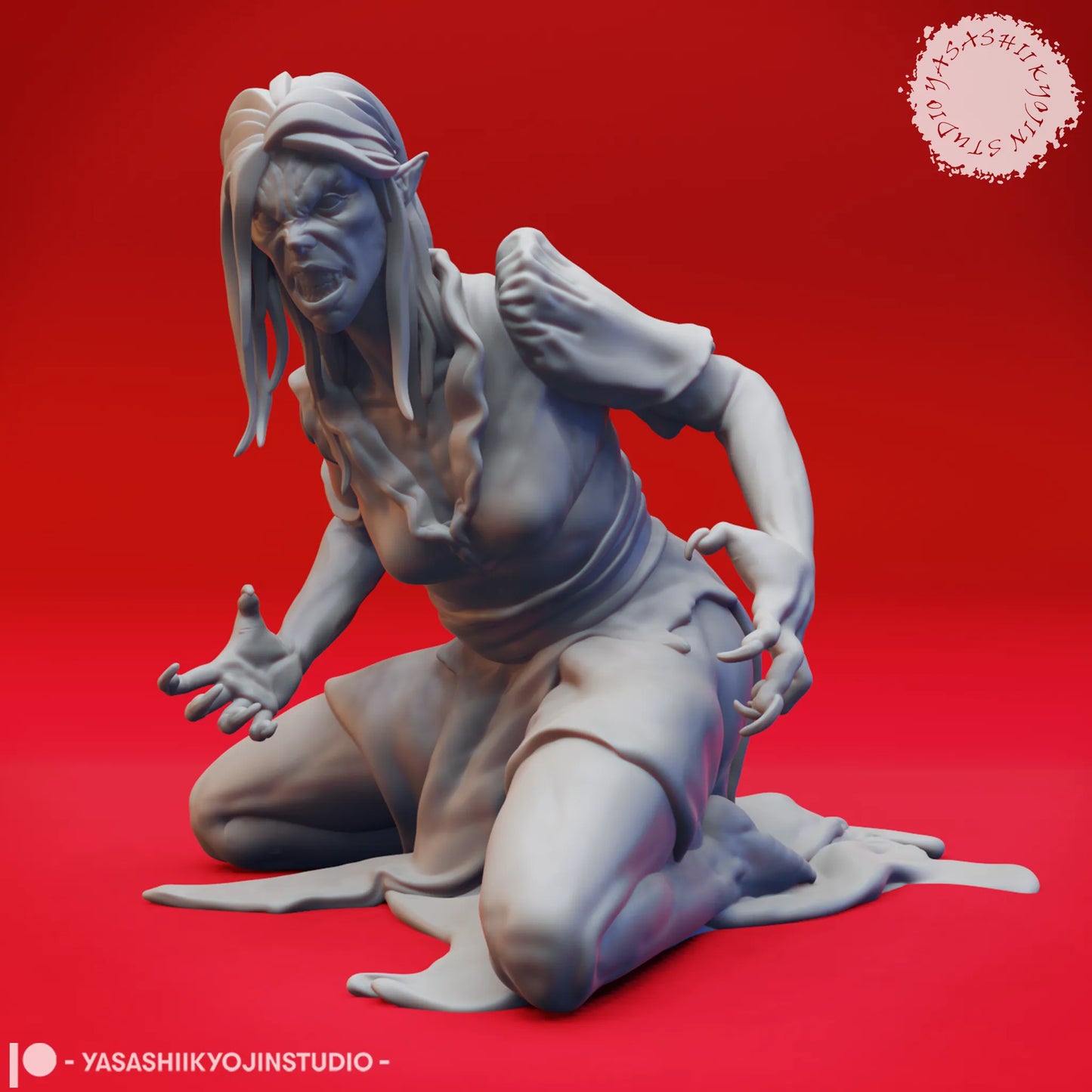 Vampire Spawn, CoS | TTRPG Monster Miniature | Yasashii Kyojin Studio