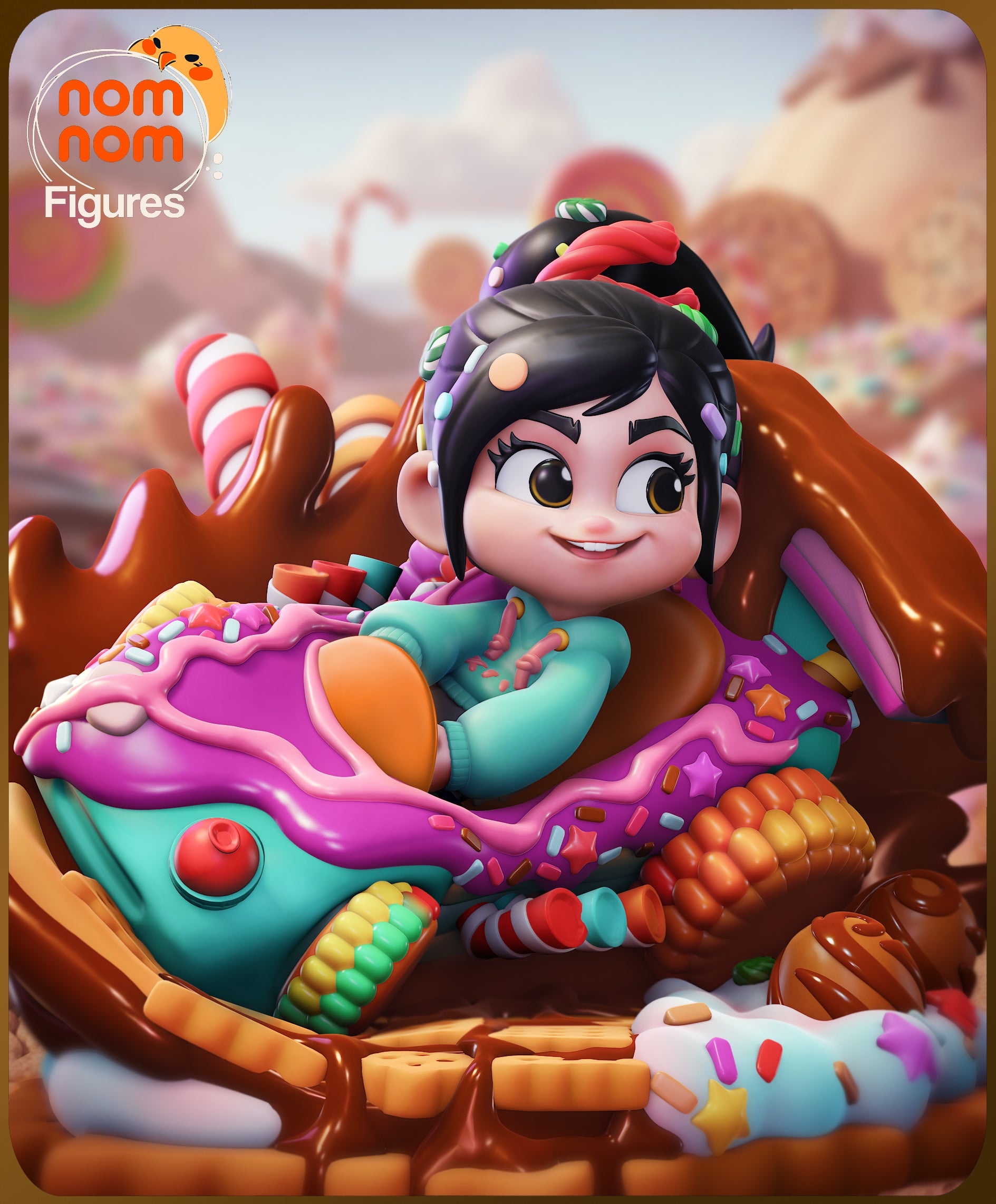 Chibi Sweetie Racer | Resin Garage Kit Figure Anime Fan Art | Nomnom ...