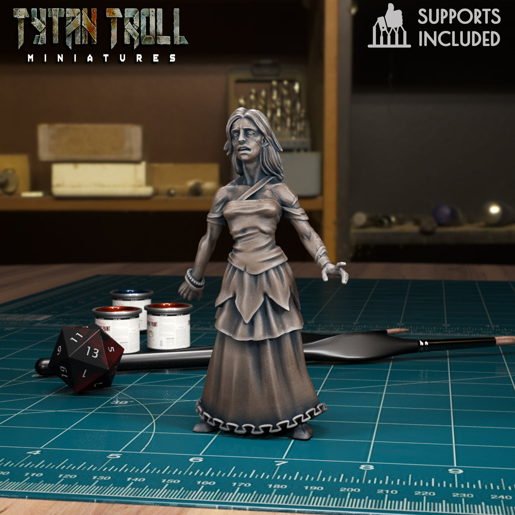 CoS Vasilka | D&D TTRPG Mini | TytanTroll Miniatures