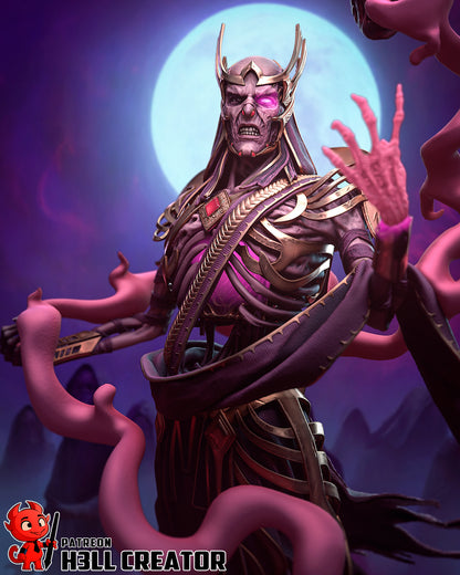 1:12 Lord of Whispers | Resin Garage Kit Figure Game Fan Art | h3LL creator