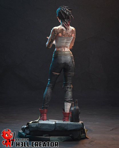 1:12 Arena Fighter | Resin Garage Kit Figure Game Fan Art | h3LL creator