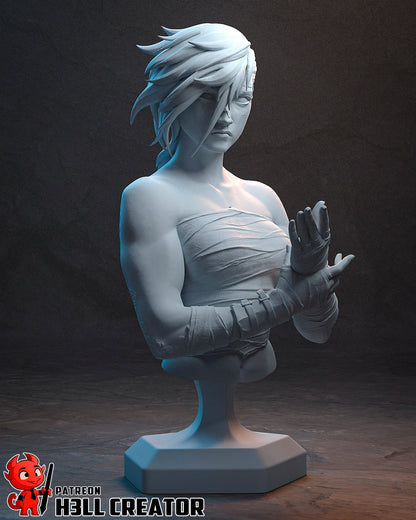 1:12 Arena Fighter | Resin Garage Kit Figure Game Fan Art | h3LL creator