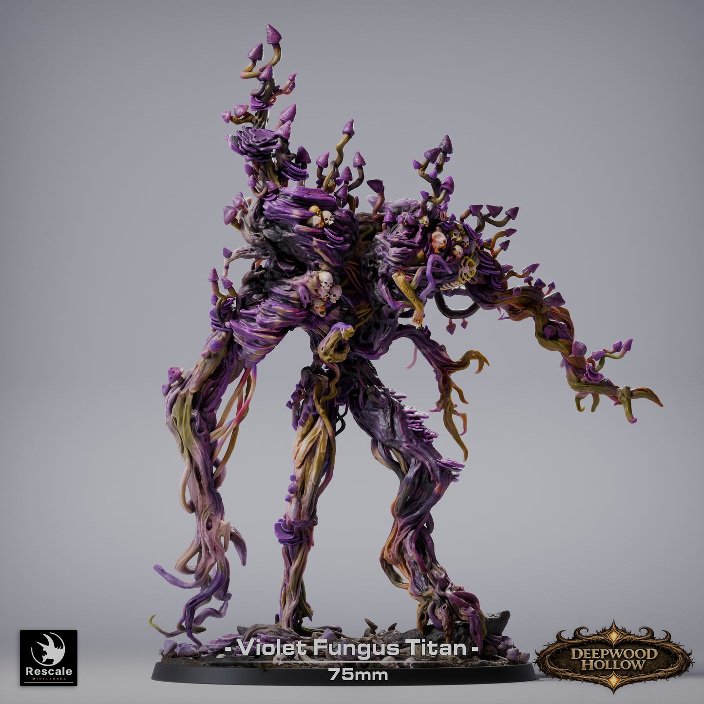 Violet Fungus Titan | D&D TTRPG Mini | Rescale Miniatures