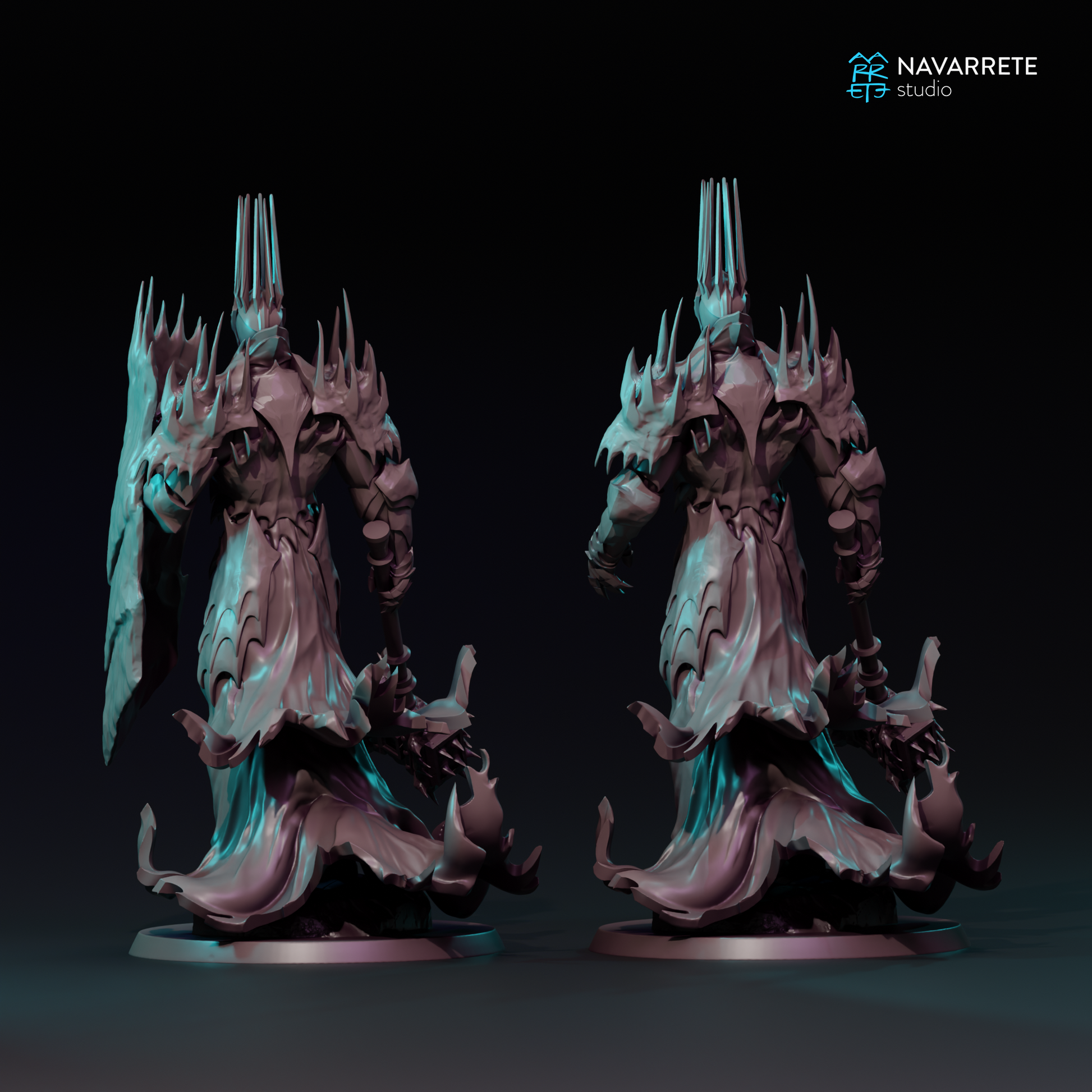 Vorgath tabletop gaming miniature by Tattles Told 3D, featuring detailed craftsmanship, designed for fantasy role-playing games.